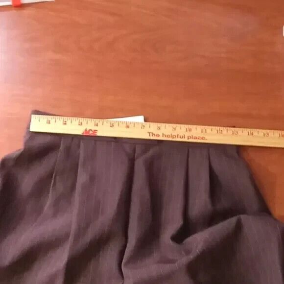 Positive Attitude women's Size 10 wine color pinstripes New pants & blazer - Picture 13 of 16
